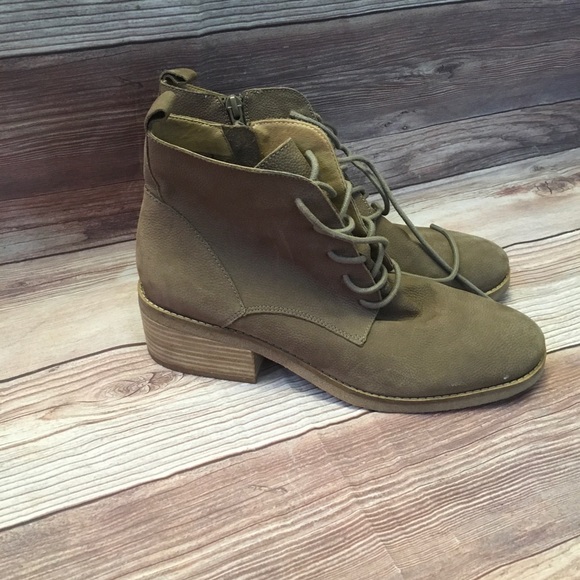 Lucky brand Tamela booties leather tan size 8.5 - Picture 2 of 4